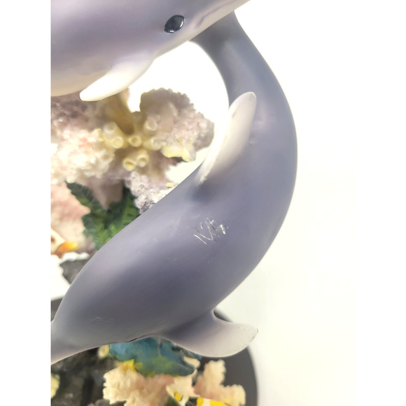 Dolphins and Sea life Statue Display Decoration - Rose Collections 12.5" - Picture 7 of 10